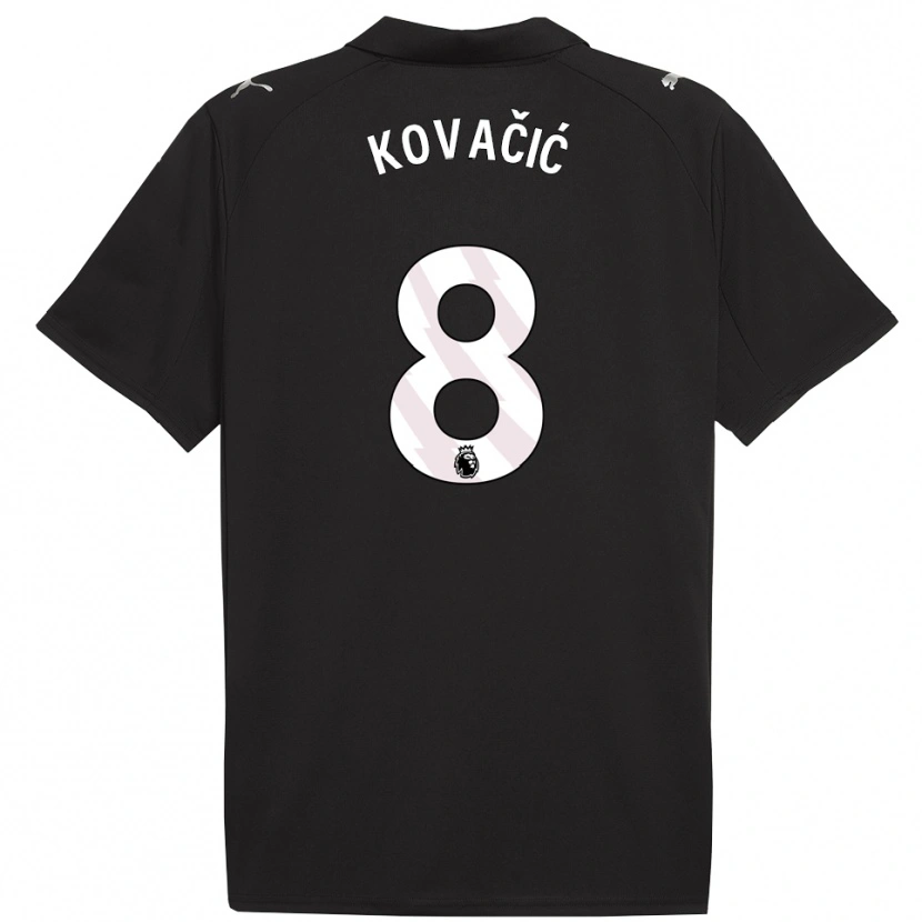 Danxen Pánské Mateo Kovacic #8 Černá Bílá Daleko Hráčské Dresy 2025/26 Dres