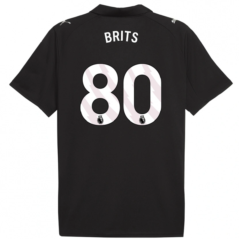 Danxen Pánské Spike Brits #80 Černá Bílá Daleko Hráčské Dresy 2025/26 Dres
