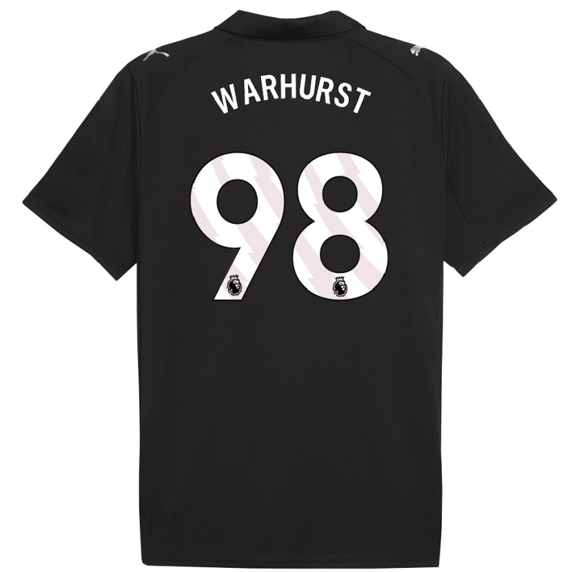 Danxen Pánské Matty Warhurst #98 Černá Bílá Daleko Hráčské Dresy 2025/26 Dres
