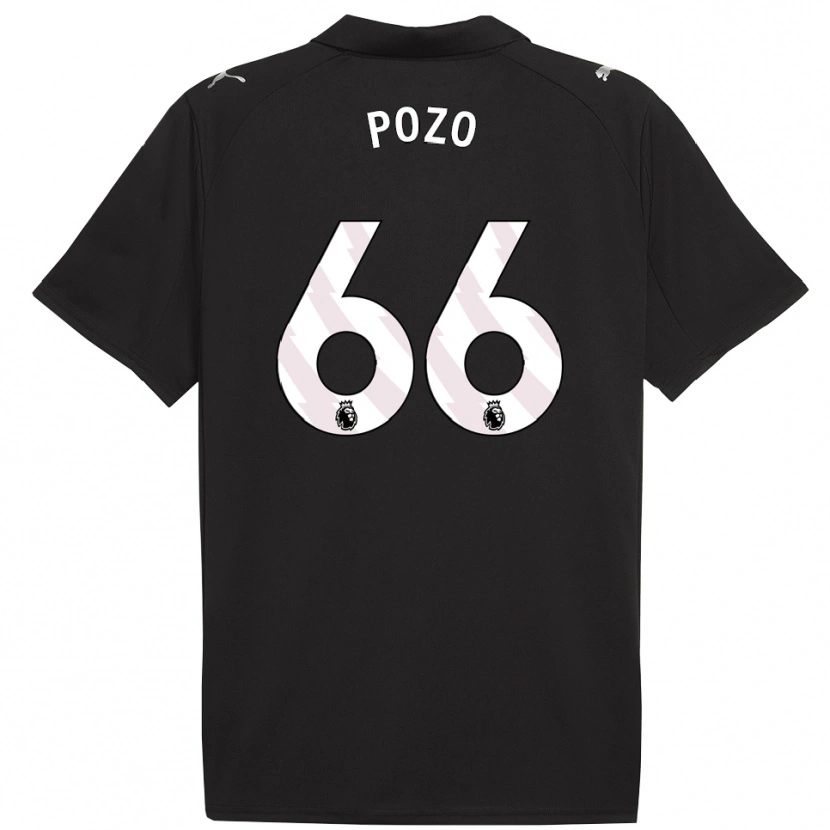 Danxen Pánské Iker Pozo #66 Černá Bílá Daleko Hráčské Dresy 2025/26 Dres