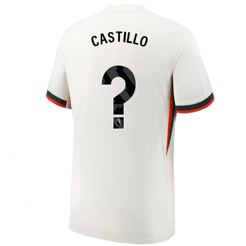 Danxen Pánské Juan Castillo #0 Bílá Zelená Daleko Hráčské Dresy 2025/26 Dres