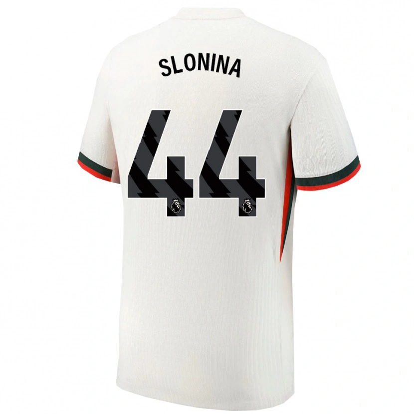 Danxen Pánské Gabriel Slonina #44 Bílá Zelená Daleko Hráčské Dresy 2025/26 Dres