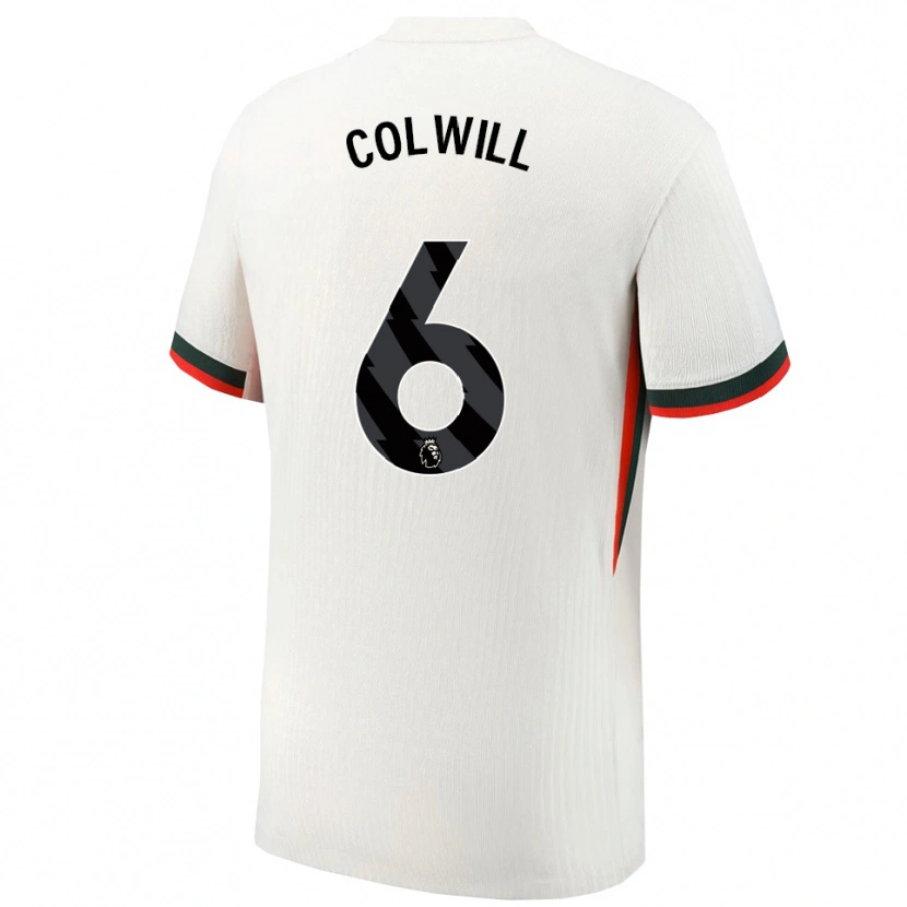 Danxen Pánské Levi Colwill #6 Bílá Zelená Daleko Hráčské Dresy 2025/26 Dres