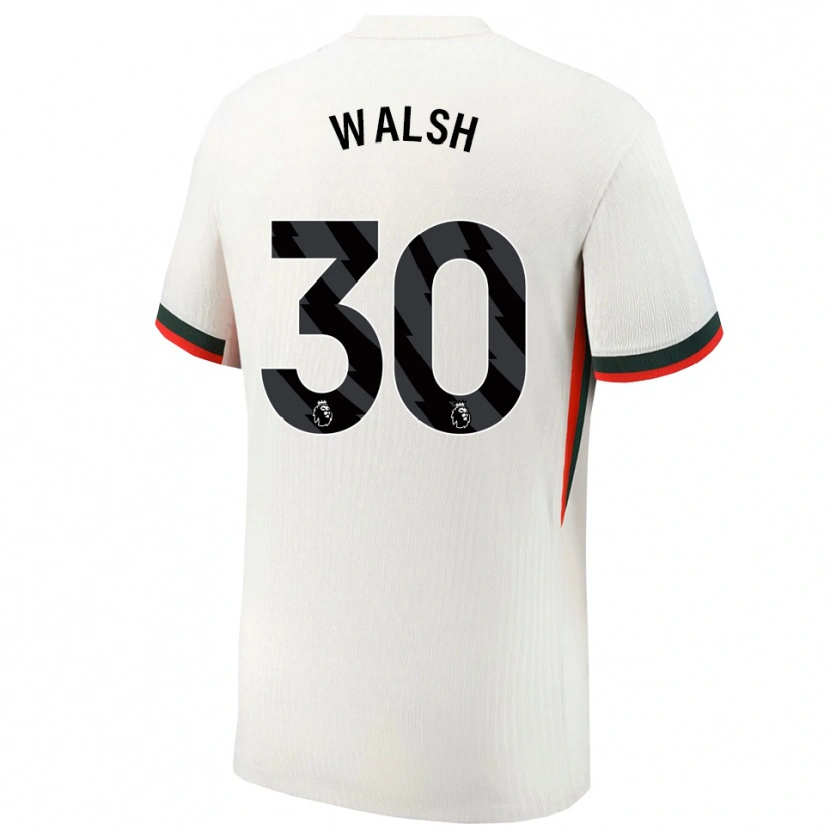Danxen Pánské Keira Walsh #30 Bílá Zelená Daleko Hráčské Dresy 2025/26 Dres