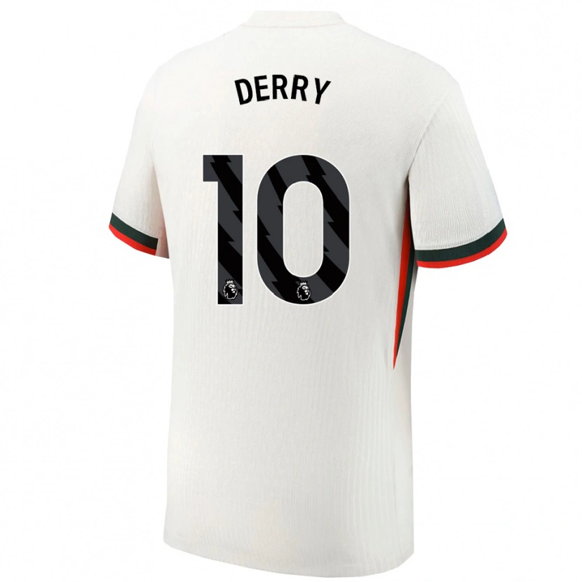 Danxen Pánské Jesse Derry #10 Bílá Zelená Daleko Hráčské Dresy 2025/26 Dres