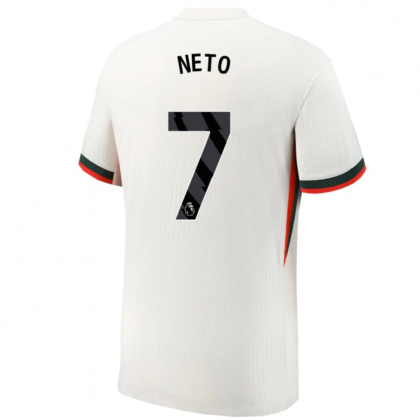 Danxen Pánské Pedro Neto #7 Bílá Zelená Daleko Hráčské Dresy 2025/26 Dres