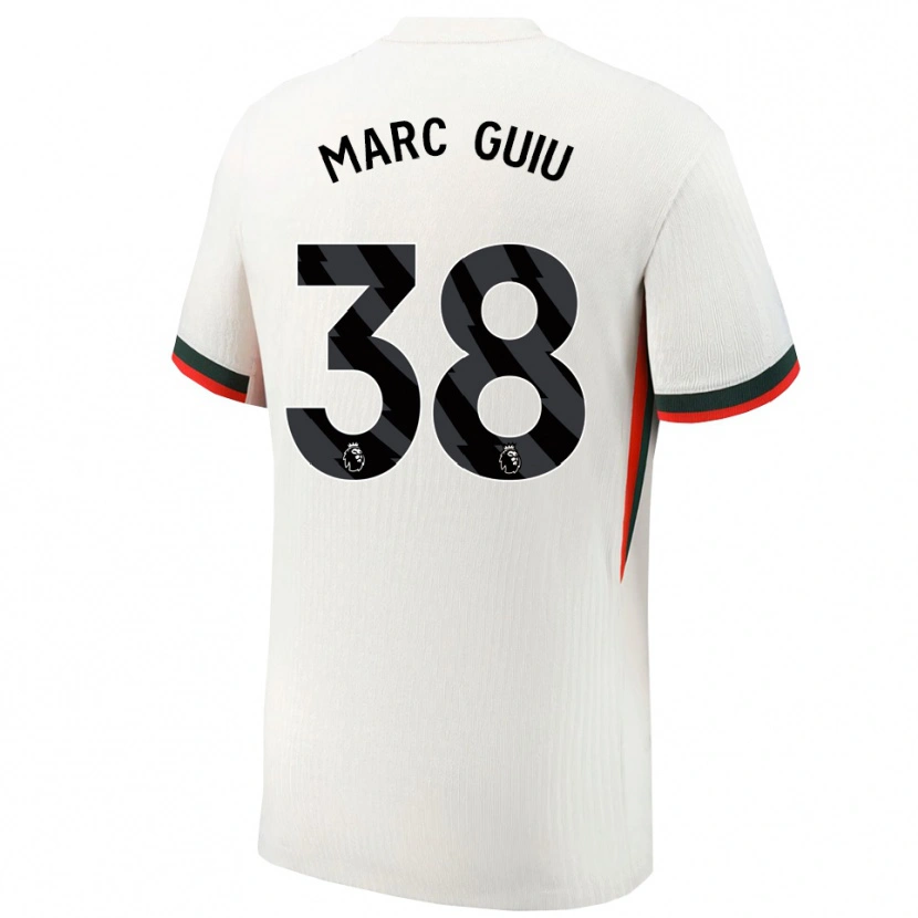 Danxen Pánské Marc Guiu #38 Bílá Zelená Daleko Hráčské Dresy 2025/26 Dres