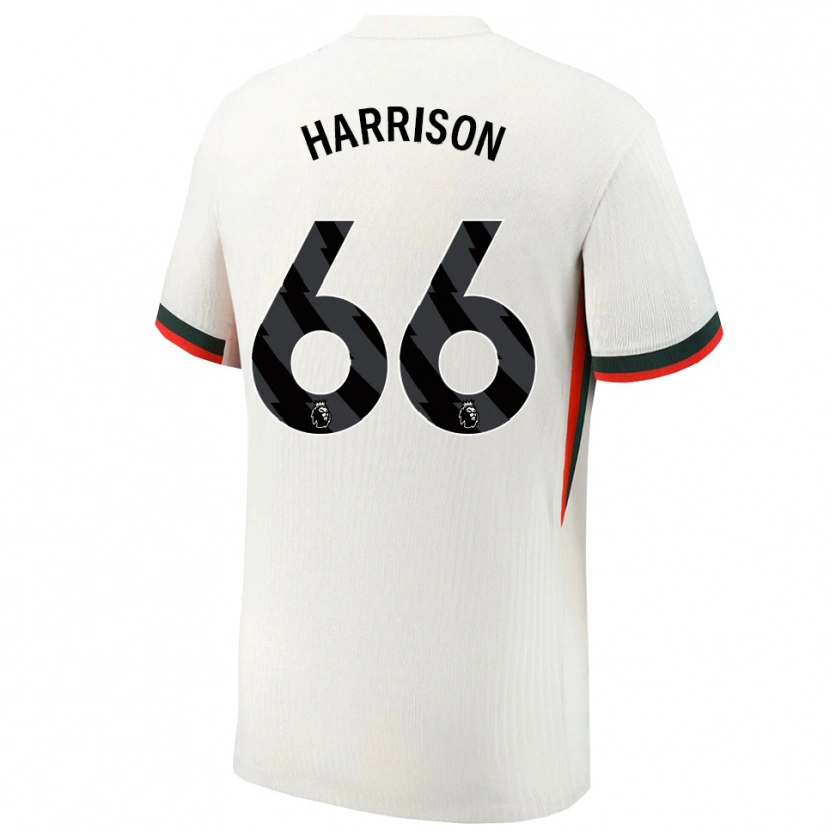 Danxen Pánské Ollie Harrison #66 Bílá Zelená Daleko Hráčské Dresy 2025/26 Dres