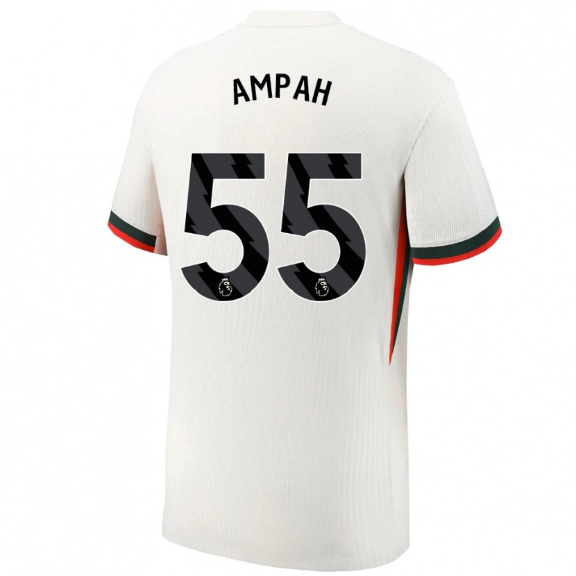 Danxen Pánské Ato Ampah #55 Bílá Zelená Daleko Hráčské Dresy 2025/26 Dres