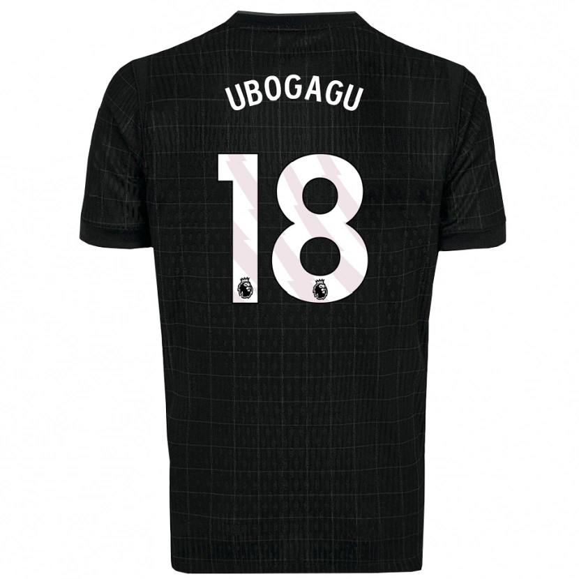 Danxen Pánské Chioma Ubogagu #18 Černá Šedá Daleko Hráčské Dresy 2025/26 Dres