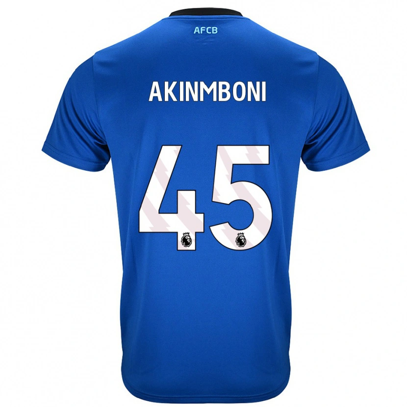 Danxen Pánské Matai Akinmboni #45 Modrá Černá Daleko Hráčské Dresy 2025/26 Dres