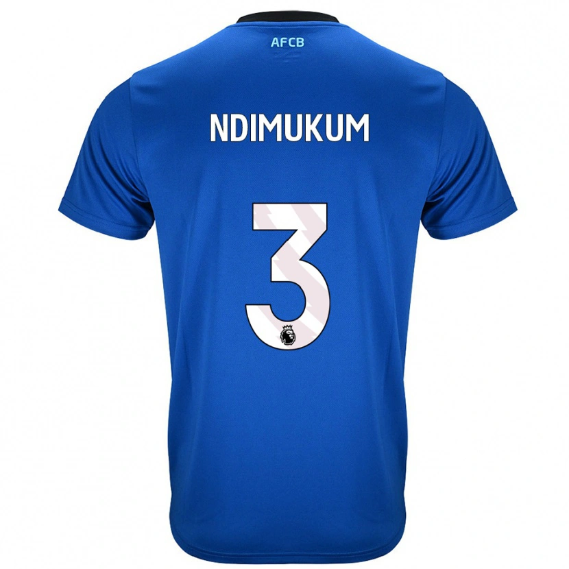 Danxen Pánské Dane Ndimukum #3 Modrá Černá Daleko Hráčské Dresy 2025/26 Dres