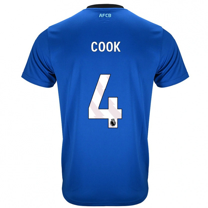 Danxen Pánské Lewis Cook #4 Modrá Černá Daleko Hráčské Dresy 2025/26 Dres