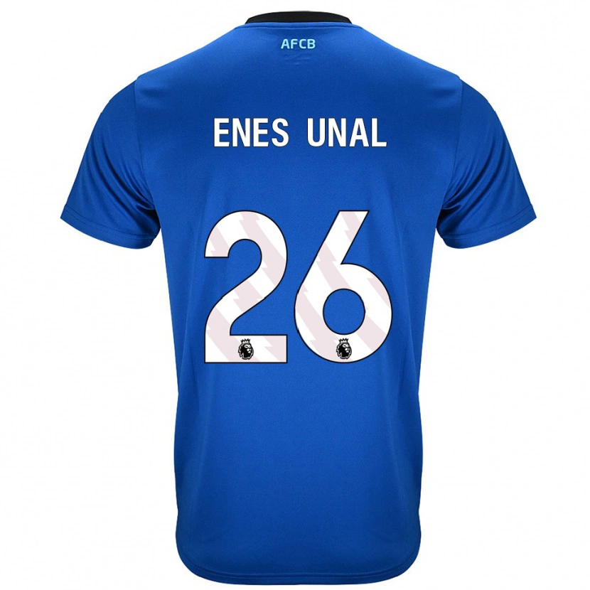 Danxen Pánské Enes Ünal #26 Modrá Černá Daleko Hráčské Dresy 2025/26 Dres