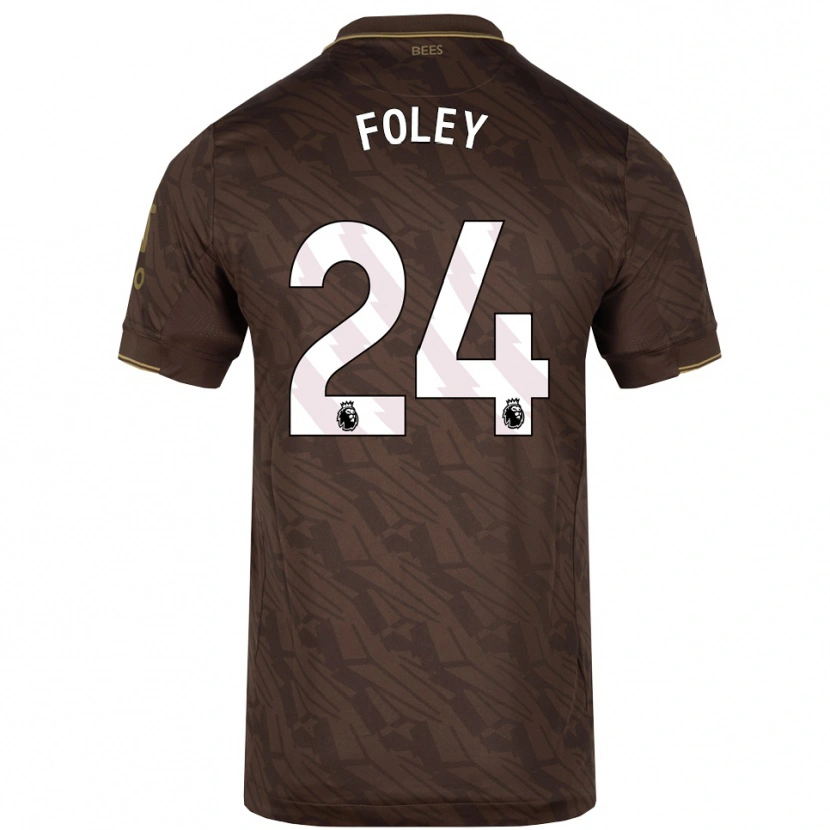 Danxen Pánské Shania Foley #24 Hnědá Zlatá Daleko Hráčské Dresy 2025/26 Dres