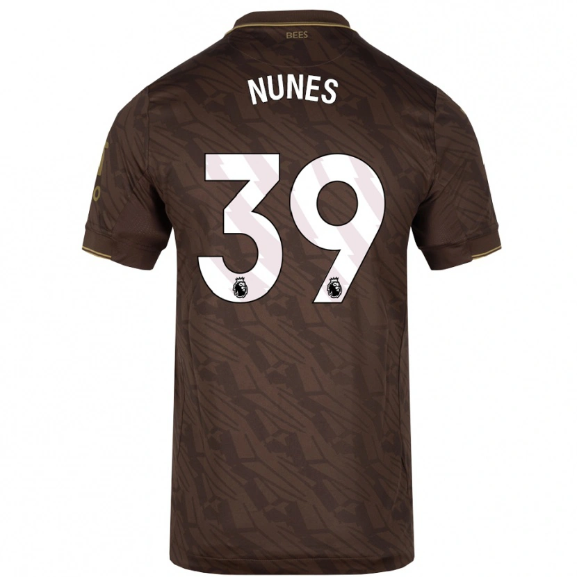 Danxen Pánské Gustavo Nunes #39 Hnědá Zlatá Daleko Hráčské Dresy 2025/26 Dres