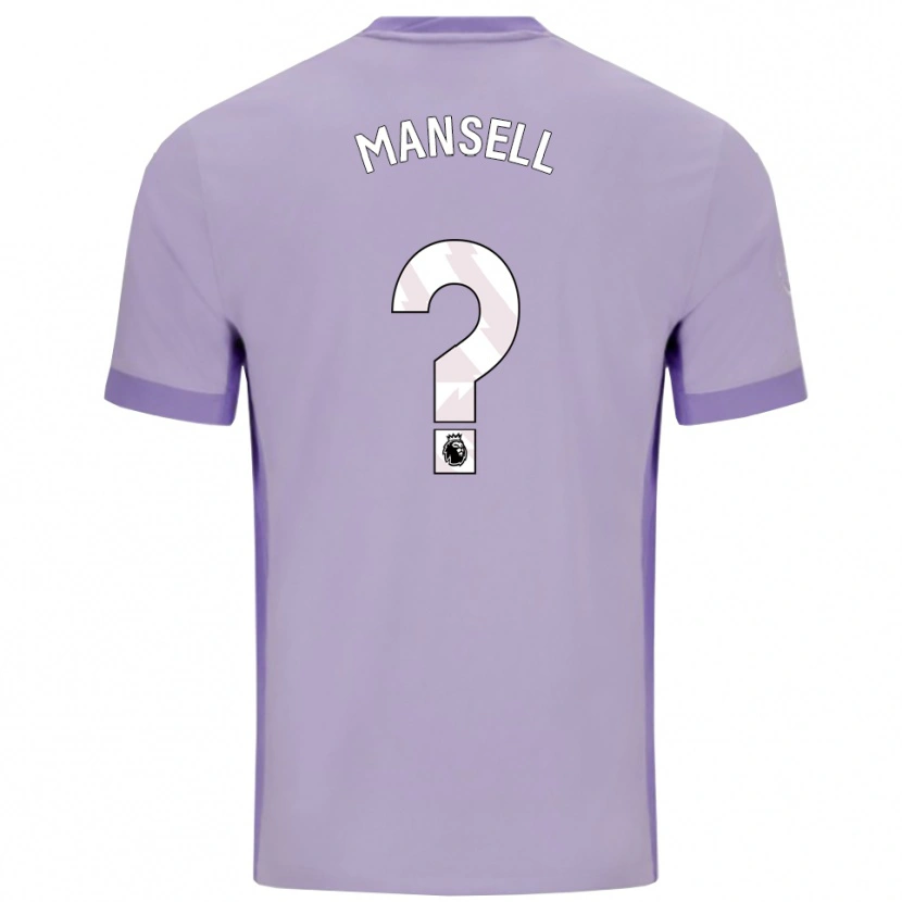 Danxen Pánské Alfie Mansell #0 Taro Fialová Bílá Daleko Hráčské Dresy 2025/26 Dres