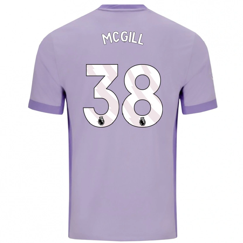 Danxen Pánské Tom Mcgill #38 Taro Fialová Bílá Daleko Hráčské Dresy 2025/26 Dres
