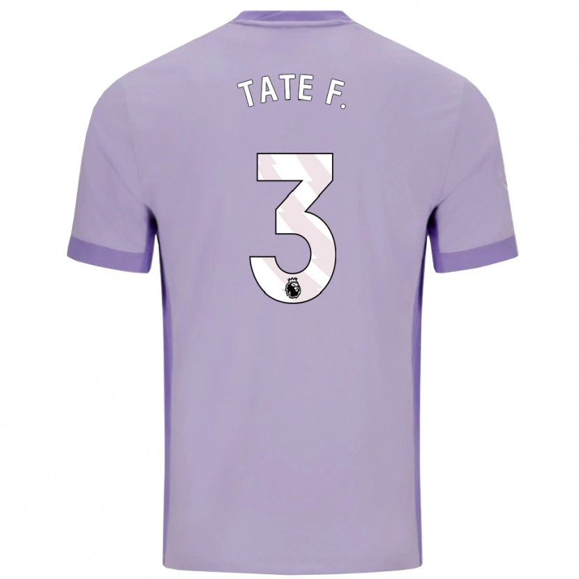 Danxen Pánské Tate Ferdinand #3 Taro Fialová Bílá Daleko Hráčské Dresy 2025/26 Dres