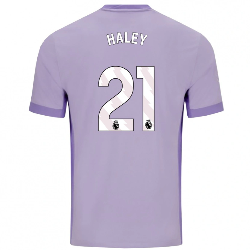 Danxen Pánské Madison Haley #21 Taro Fialová Bílá Daleko Hráčské Dresy 2025/26 Dres