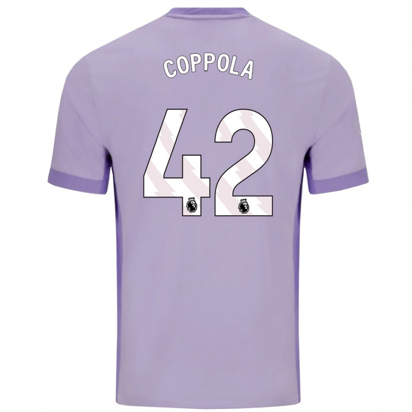 Danxen Pánské Diego Coppola #42 Taro Fialová Bílá Daleko Hráčské Dresy 2025/26 Dres
