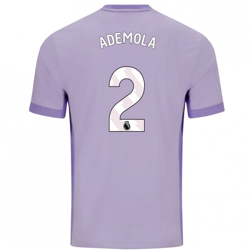 Danxen Pánské Sebastian Ademola #2 Taro Fialová Bílá Daleko Hráčské Dresy 2025/26 Dres