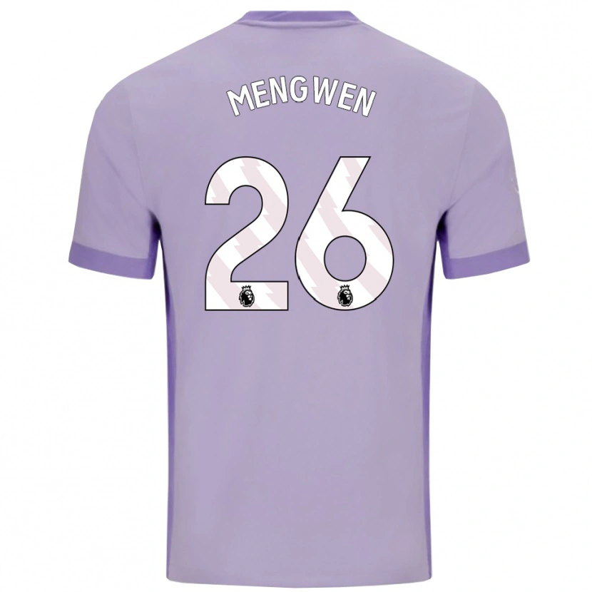 Danxen Pánské Li Mengwen #26 Taro Fialová Bílá Daleko Hráčské Dresy 2025/26 Dres