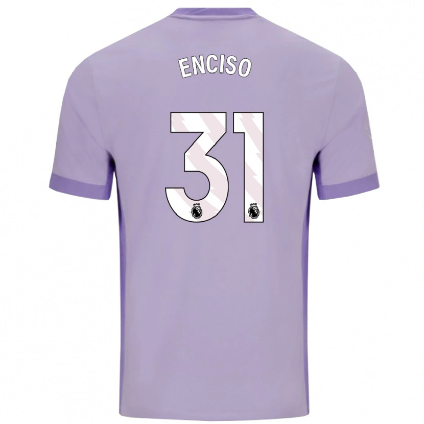 Danxen Pánské Julio Enciso #31 Taro Fialová Bílá Daleko Hráčské Dresy 2025/26 Dres