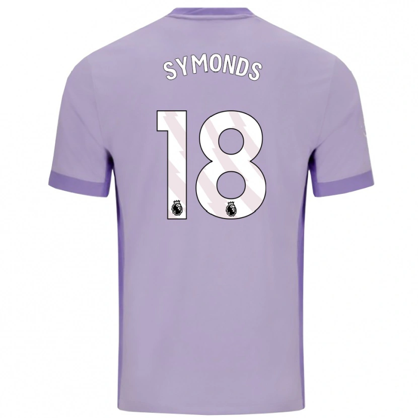 Danxen Pánské Maisie Symonds #18 Taro Fialová Bílá Daleko Hráčské Dresy 2025/26 Dres