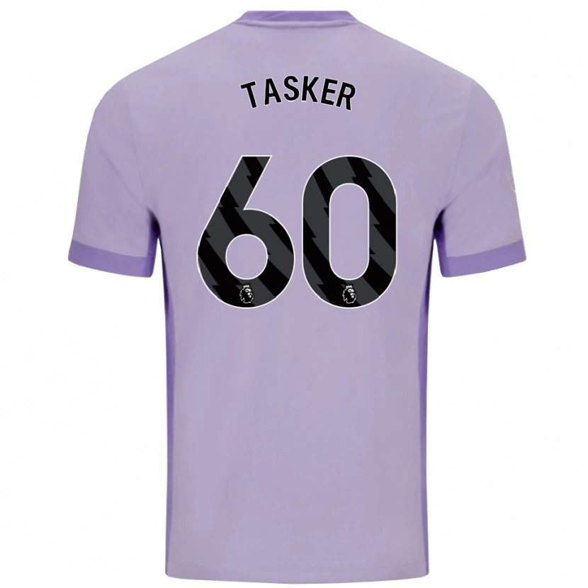 Danxen Pánské Charlie Tasker #60 Taro Fialová Bílá Daleko Hráčské Dresy 2025/26 Dres