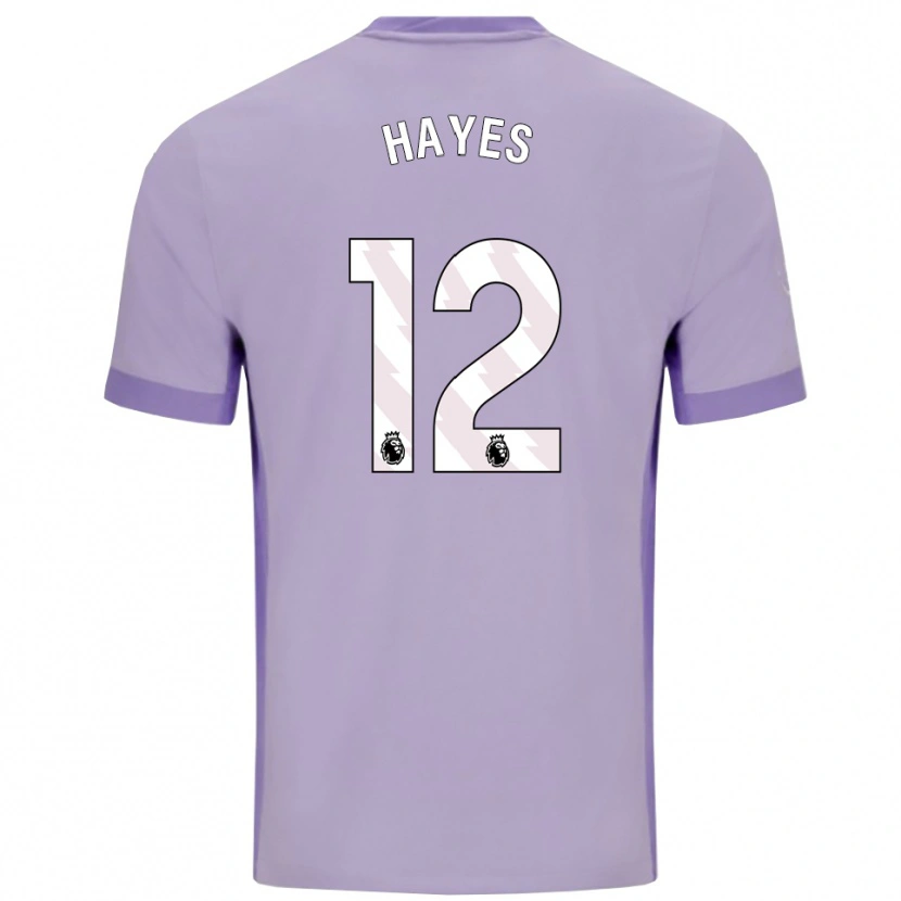 Danxen Pánské Caitlin Hayes #12 Taro Fialová Bílá Daleko Hráčské Dresy 2025/26 Dres
