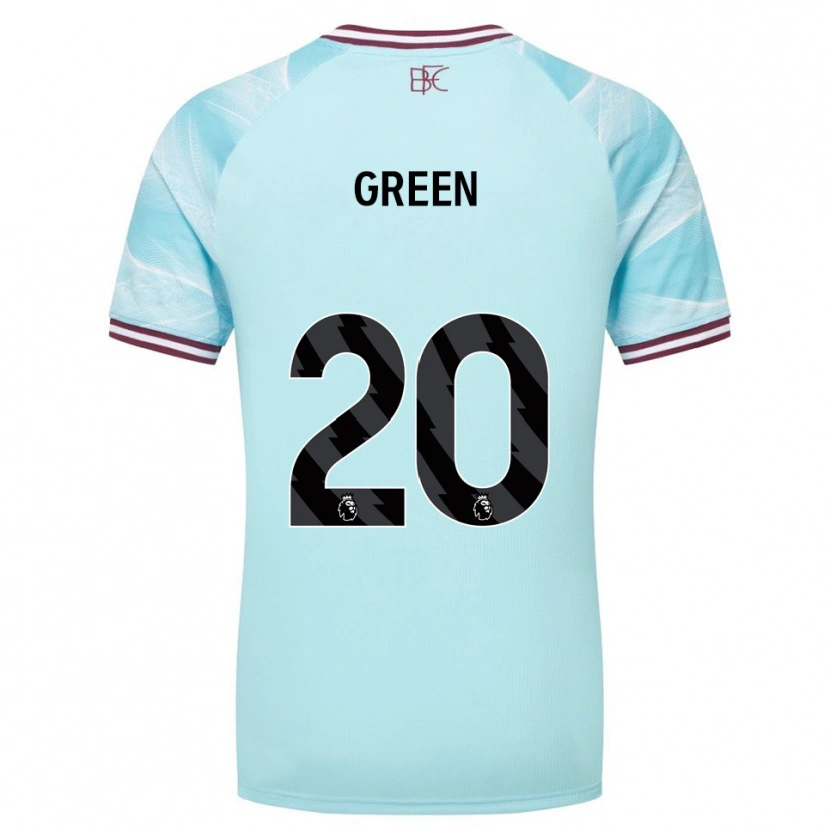 Danxen Pánské Etienne Green #20 Nebesky Modrá Burgundská Daleko Hráčské Dresy 2025/26 Dres