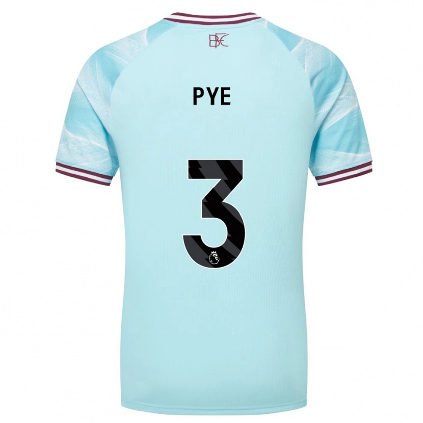 Danxen Pánské Logan Pye #3 Nebesky Modrá Burgundská Daleko Hráčské Dresy 2025/26 Dres