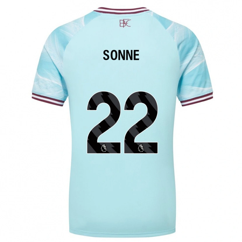 Danxen Pánské Oliver Sonne #22 Nebesky Modrá Burgundská Daleko Hráčské Dresy 2025/26 Dres