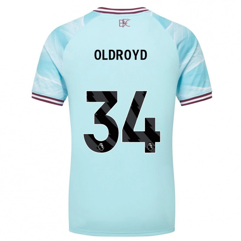 Danxen Pánské Amelia Oldroyd #34 Nebesky Modrá Burgundská Daleko Hráčské Dresy 2025/26 Dres