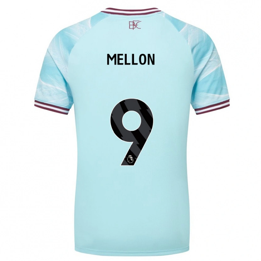 Danxen Pánské Michael Mellon #9 Nebesky Modrá Burgundská Daleko Hráčské Dresy 2025/26 Dres