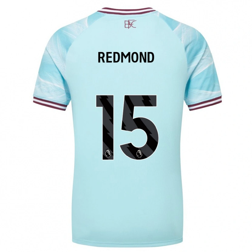 Danxen Pánské Nathan Redmond #15 Nebesky Modrá Burgundská Daleko Hráčské Dresy 2025/26 Dres