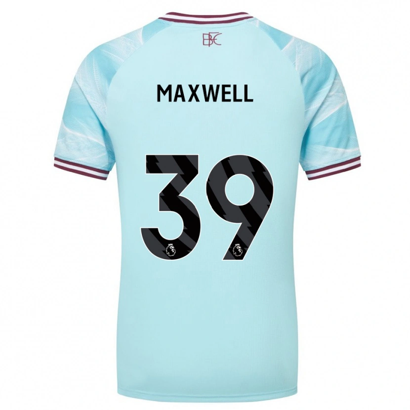 Danxen Pánské Danielle Maxwell #39 Nebesky Modrá Burgundská Daleko Hráčské Dresy 2025/26 Dres