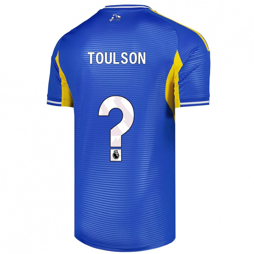 Danxen Pánské Daniel Toulson #0 Modrá Žlutá Daleko Hráčské Dresy 2025/26 Dres