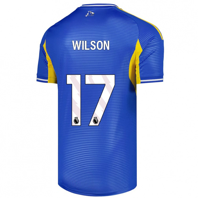 Danxen Pánské Marley Wilson #17 Modrá Žlutá Daleko Hráčské Dresy 2025/26 Dres