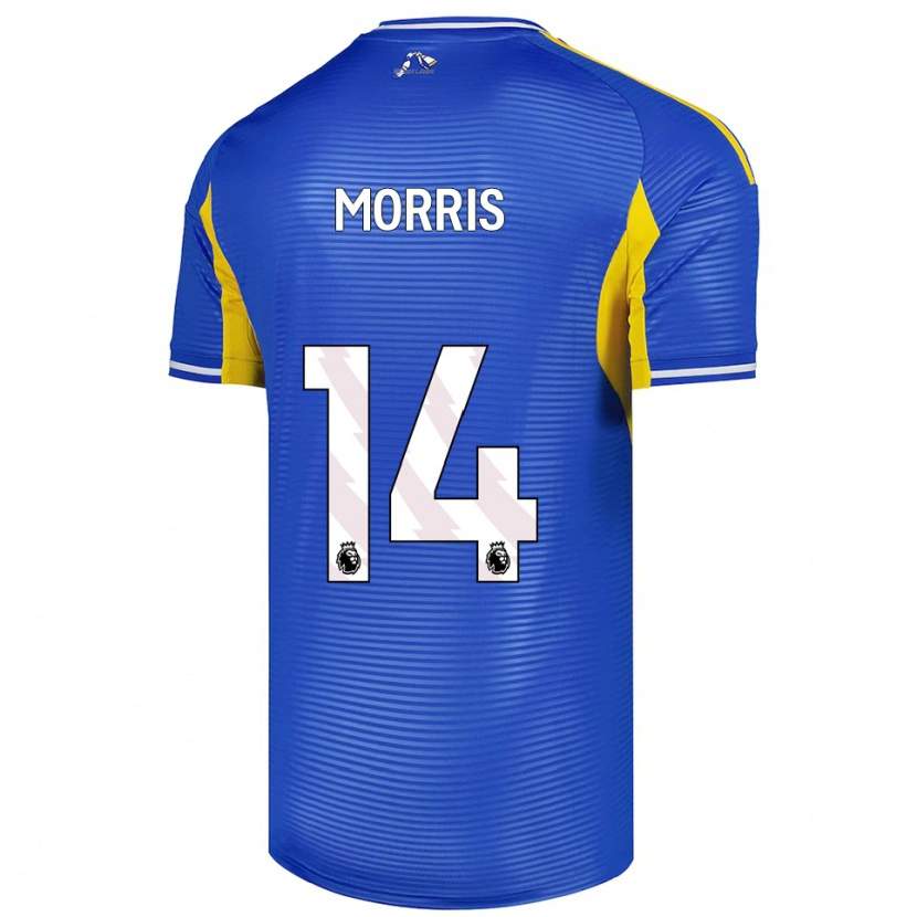 Danxen Pánské Jack Morris #14 Modrá Žlutá Daleko Hráčské Dresy 2025/26 Dres