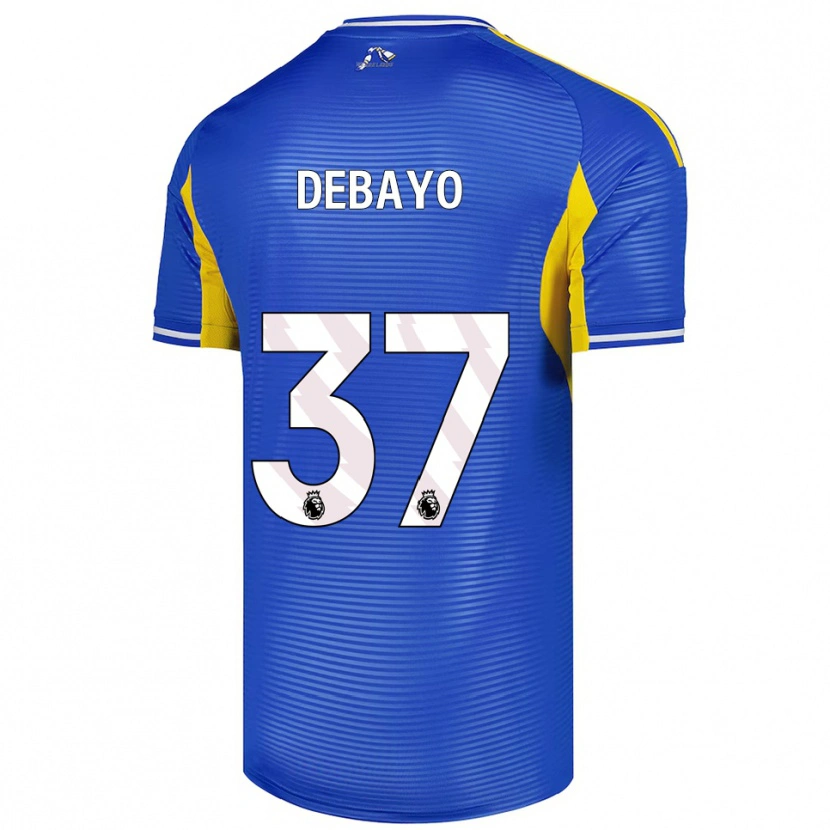 Danxen Pánské James Debayo #37 Modrá Žlutá Daleko Hráčské Dresy 2025/26 Dres