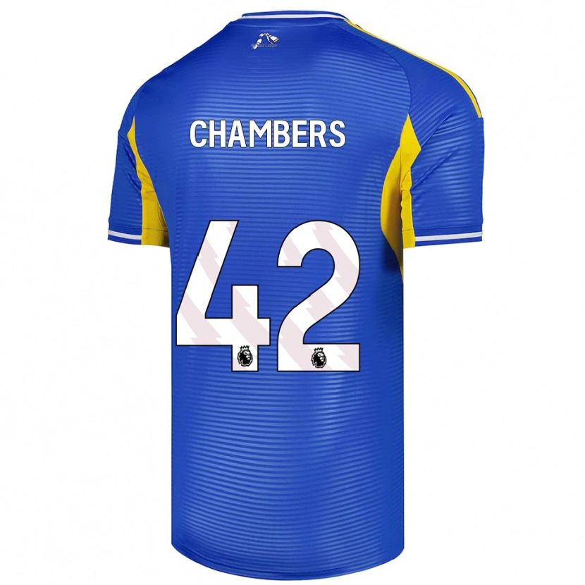 Danxen Pánské Sam Chambers #42 Modrá Žlutá Daleko Hráčské Dresy 2025/26 Dres