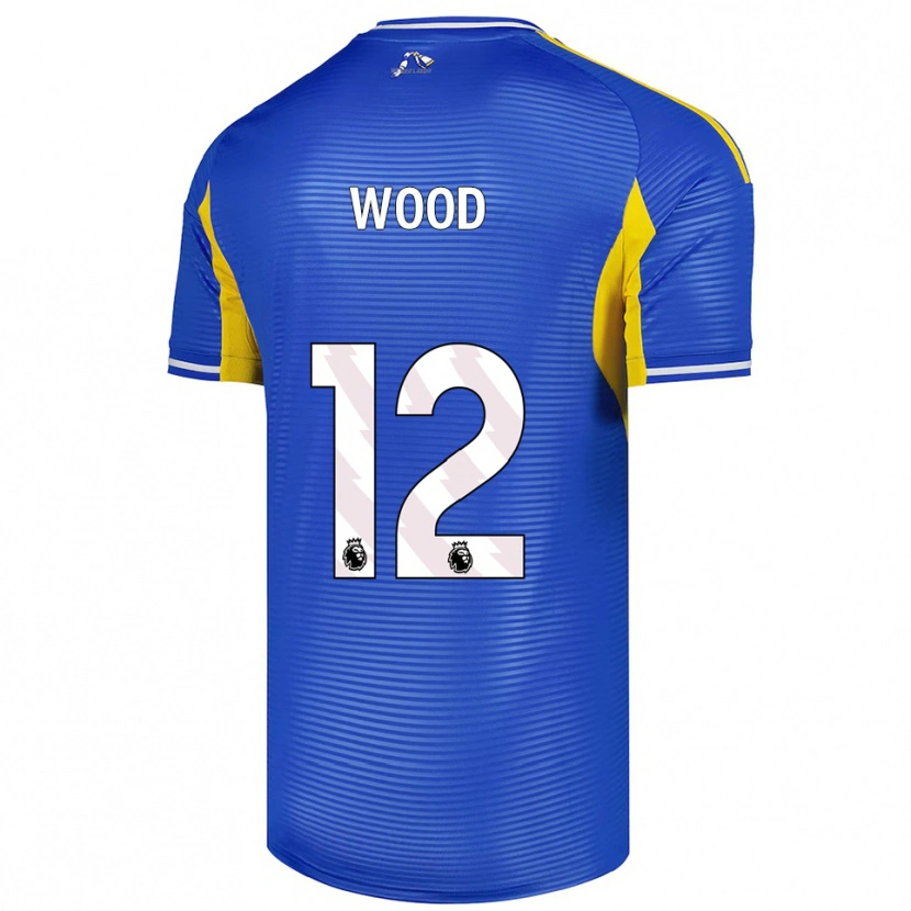 Danxen Pánské Oliver Wood #12 Modrá Žlutá Daleko Hráčské Dresy 2025/26 Dres