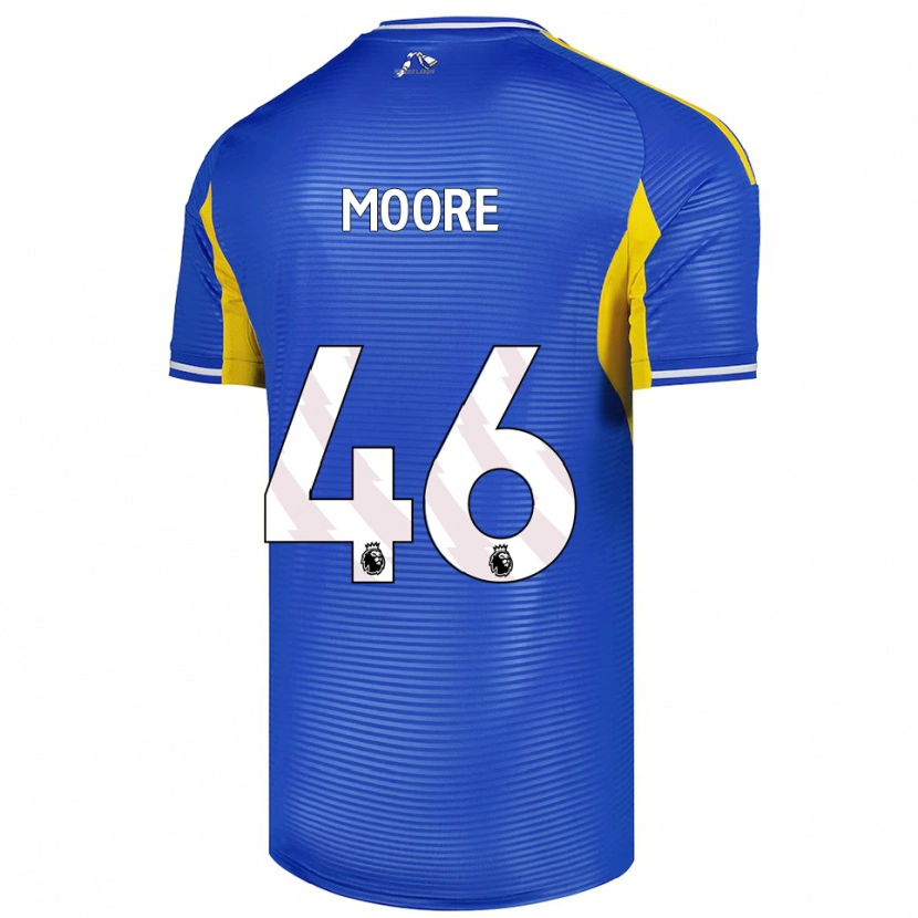 Danxen Pánské Kris Moore #46 Modrá Žlutá Daleko Hráčské Dresy 2025/26 Dres