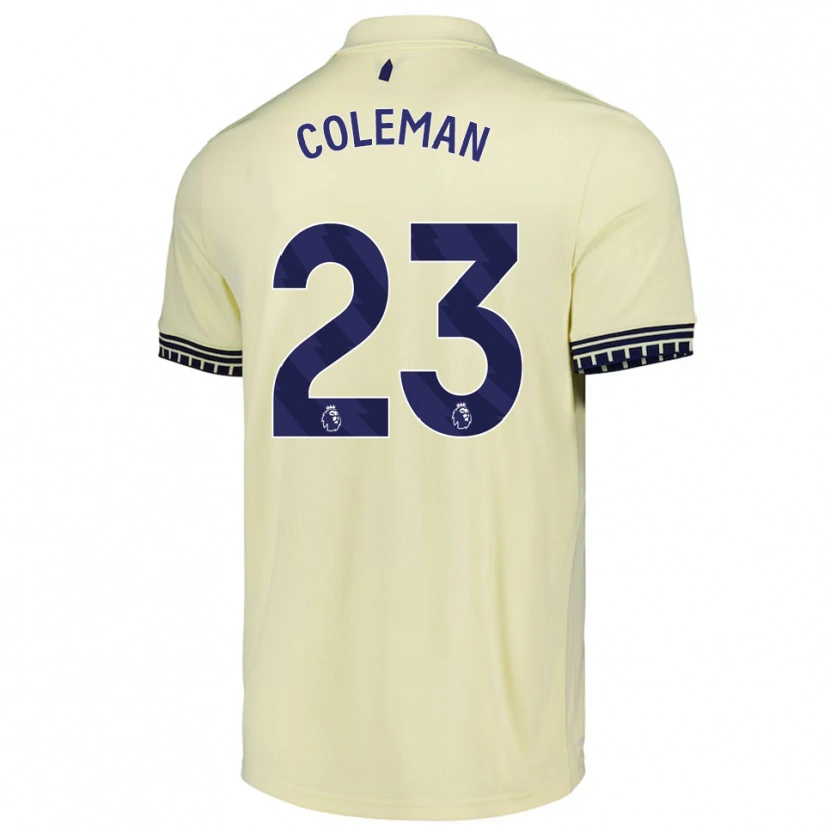 Danxen Pánské Séamus Coleman #23 Smetanově Bílá Černá Daleko Hráčské Dresy 2025/26 Dres