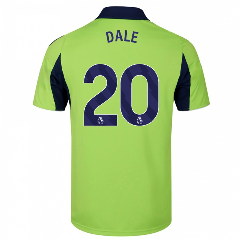 Danxen Pánské Olivia Dale #20 Zelená Tmavě Modrá Bílá Daleko Hráčské Dresy 2025/26 Dres