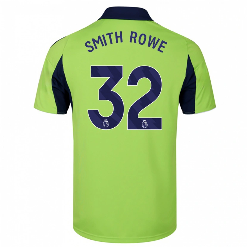 Danxen Pánské Emile Smith Rowe #32 Zelená Tmavě Modrá Bílá Daleko Hráčské Dresy 2025/26 Dres