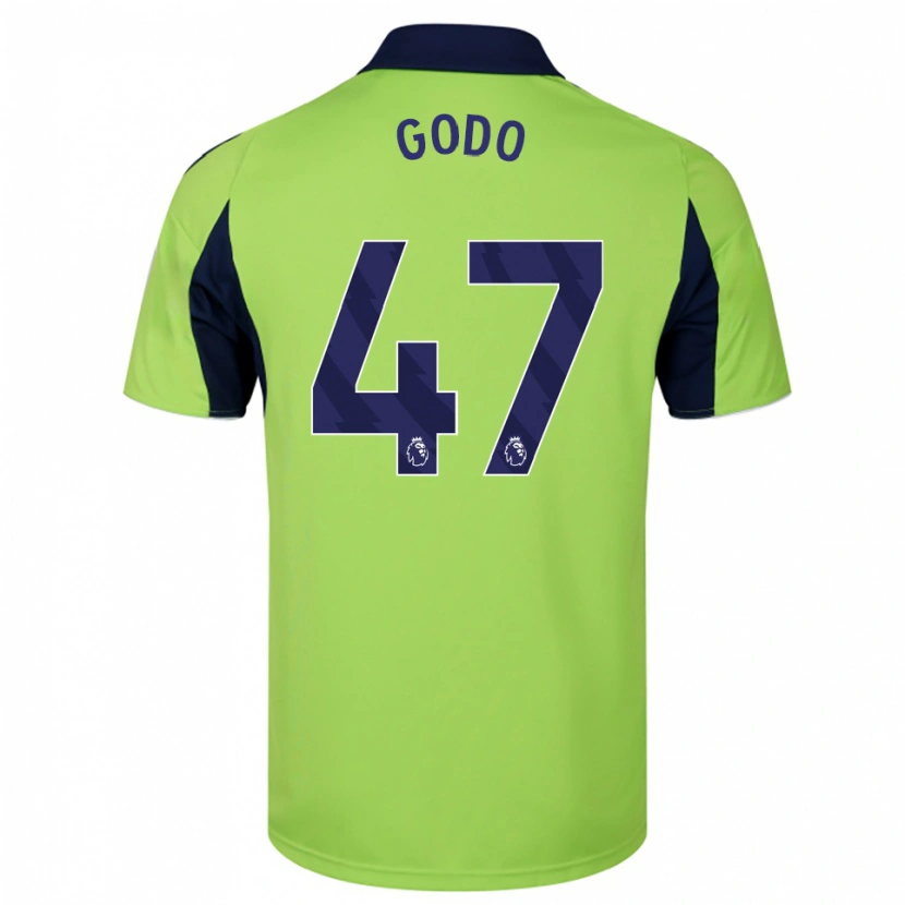 Danxen Pánské Martial Godo #47 Zelená Tmavě Modrá Bílá Daleko Hráčské Dresy 2025/26 Dres