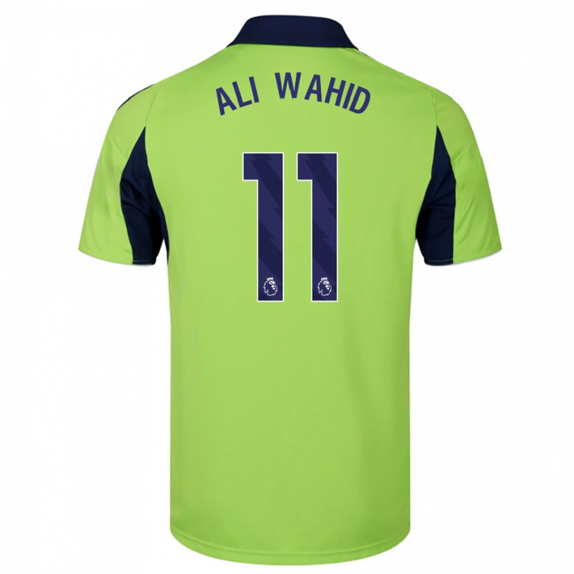 Danxen Pánské Farhaan Ali Wahid #11 Zelená Tmavě Modrá Bílá Daleko Hráčské Dresy 2025/26 Dres